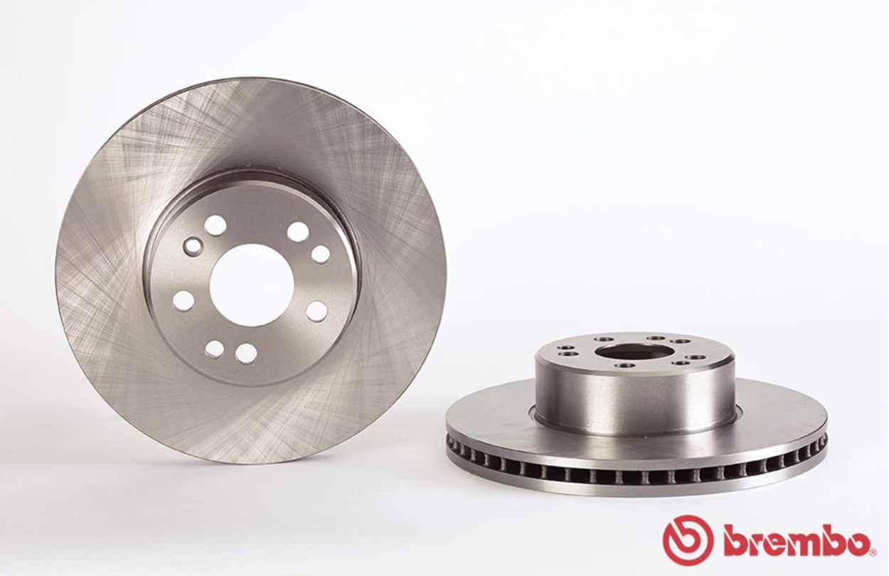 จานเบรค Mercedes-Benz W140 S280-500 (คู่หน้า) ปี 1991 - 1998 / Brembo