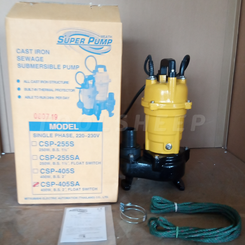 ปั๊มแช่ MITSUBISHI รุ่น CSP Series แบบมีลูกลอย