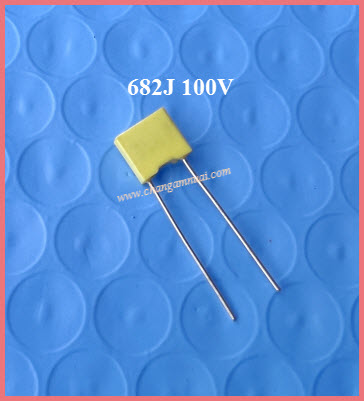 682J 0.0068uf 6.8nF 100v คาปา Polypropylene Film 5มิล
