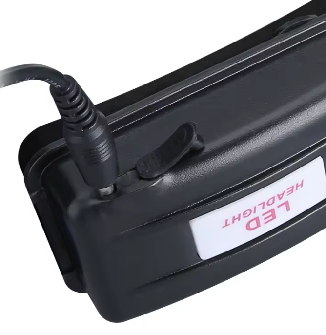 ไฟฉายคาดศรีษะ LED แสงสีขาว ซูมได้ ชาร์จไฟได้ในตัว