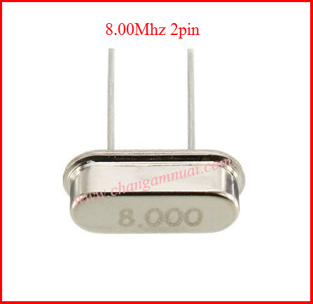 คริสตัล crystal 8.00 Mhz 2 PIN 8Mhz
