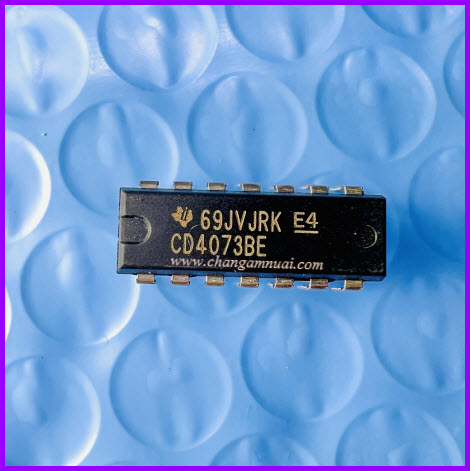 CD4073BE ไอซี CMOS Triple 3-Input AND Gate DIP-14