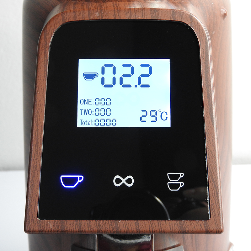 เครื่องบดกาแฟ LED ทัชกรีน 350W (Flat type) 1614-190-WD