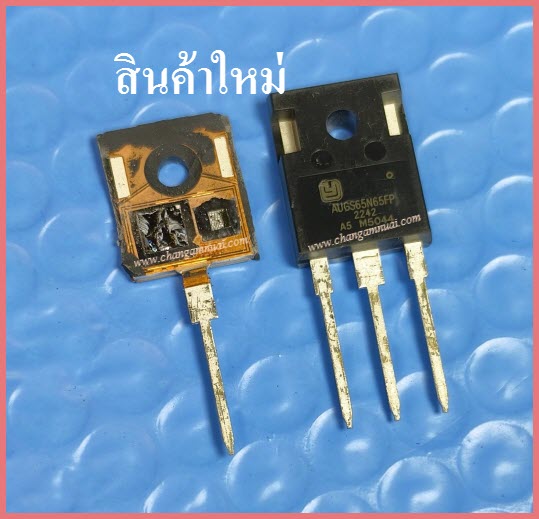 AUGS65N65FP 650V 65A IGBT N-chanal TO-247 ใส่บอร์ดEV แท้