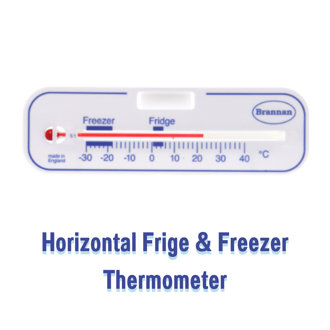 Horizontal Frige & Freezer Thermometer