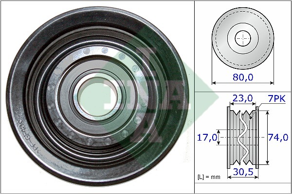 ลูกรอกสายพานไดชาร์จ Honda CR-V ปี 07-10