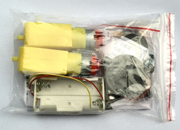 ชุดคิท หุ่นยนต์เดินตามเส้น แบบ Analog D2-1