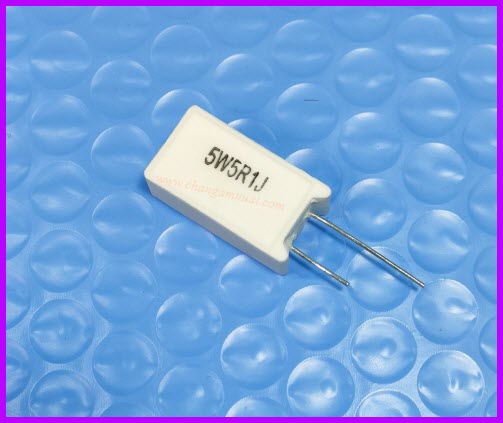 R 5.1 ohm 5W 5.1 โอมห์ 5W ตัวตั้ง กระเบื้อง