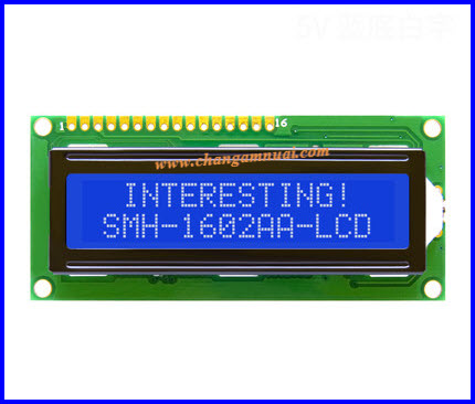 LCD 16X2 ไม่มี I2C สีฟ้า