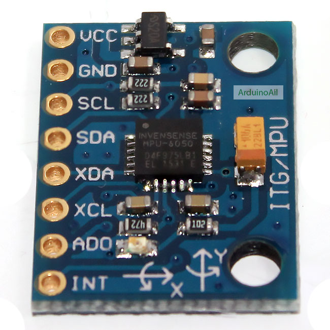 GY-521 IMU 3-axis Accelerometer/Gyro Module (MPU6050)
