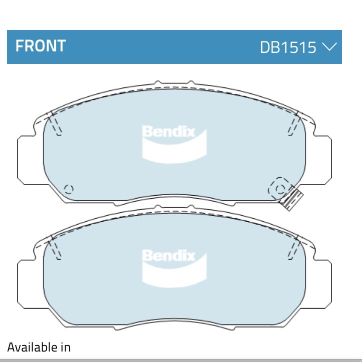 ผ้าเบรคหน้า civic fd 2.0 ปี 06 - 12 / bendix gct