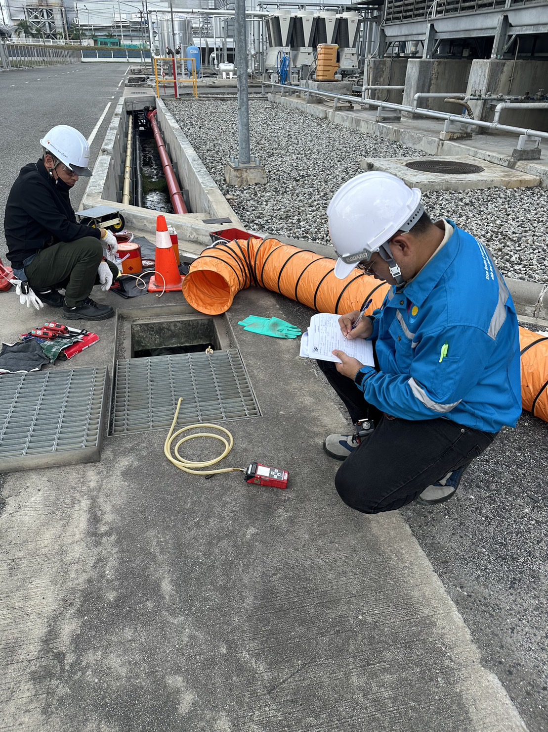 งานในที่อับอากาศ Confined Space