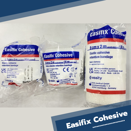 ผ้าพันแผลยืดหยุ่นชนิดเกาะยึดติดในตัว Easifix Cohesive Elastic Bandage