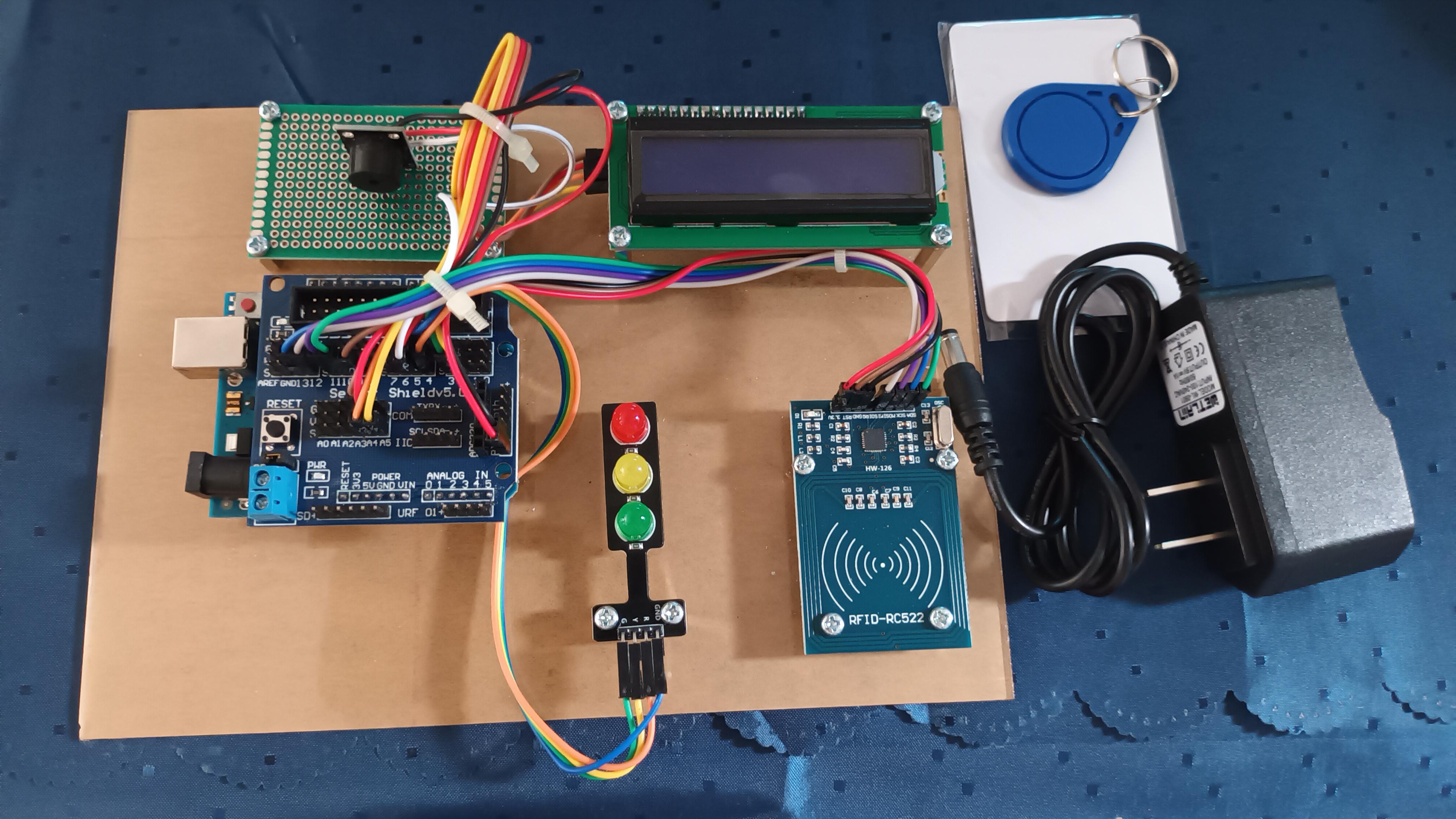 ชุดประกอบสำเร็จ เปิดประตูด้วยคีย์การ์ด RFID RC522