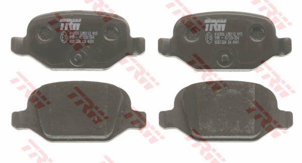 ผ้าเบรค TRW ล้อหลัง FIAT 500 ปี 2007 COTEC (GDB1384)