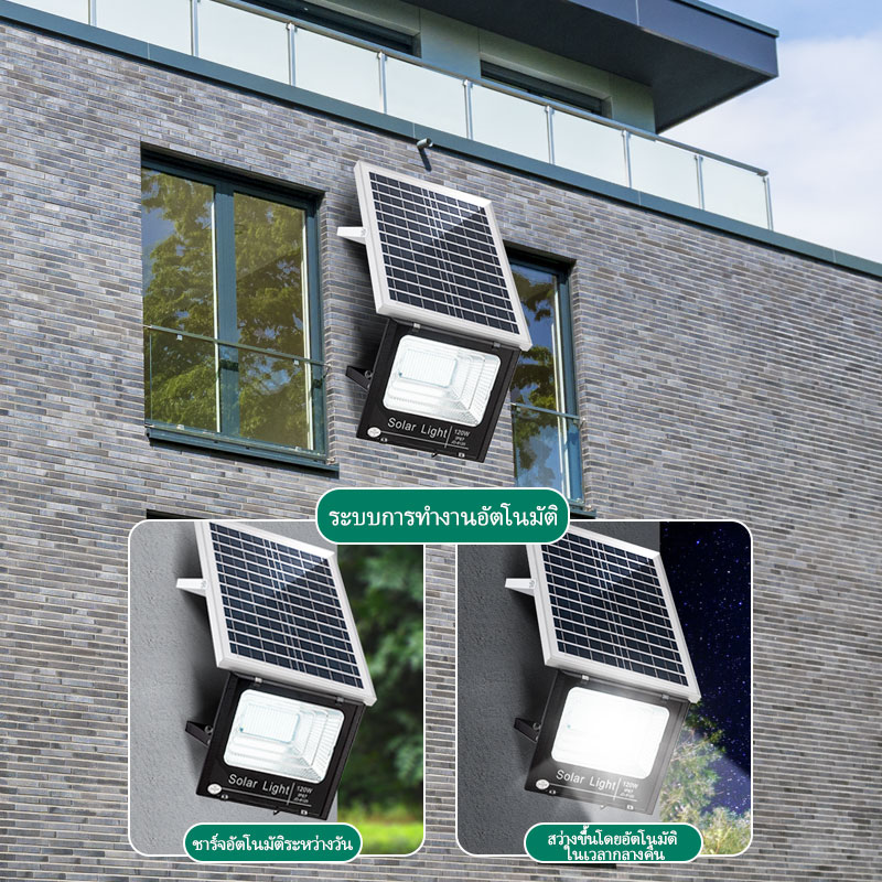 สปอร์ตไลท์ โซล่าเซลล์ LED JD5730