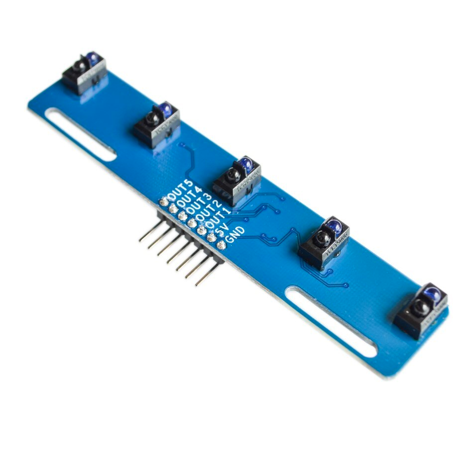5 Channel Line Track Follower Sensor Module (TCRT5000)
