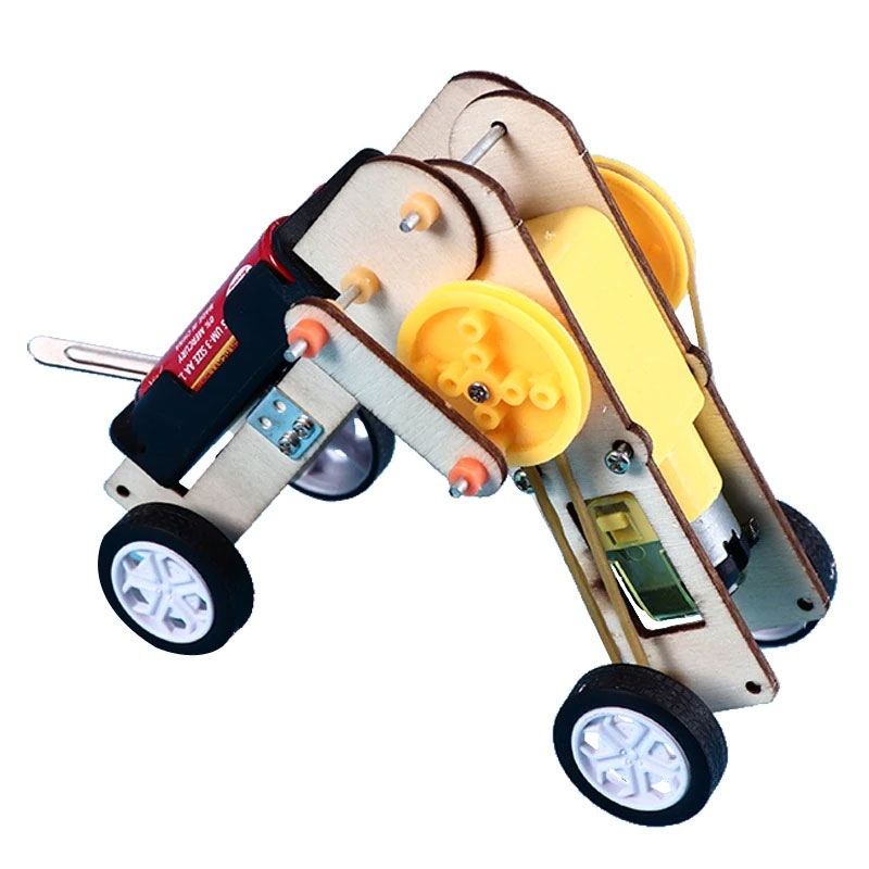 หุ่นยนต์ไม้เดินแบบหนอน Crawling Robot Kits DIY