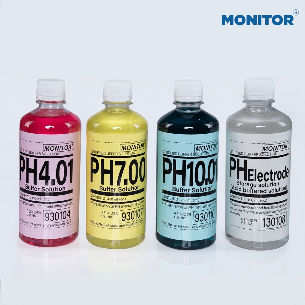 pH Buffer Standard Solution สารละลายพีเอชบัฟเฟอร์ 450 ml