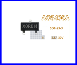 AO3400A X0RB เฟต N 30V 5.8A SOT23-3