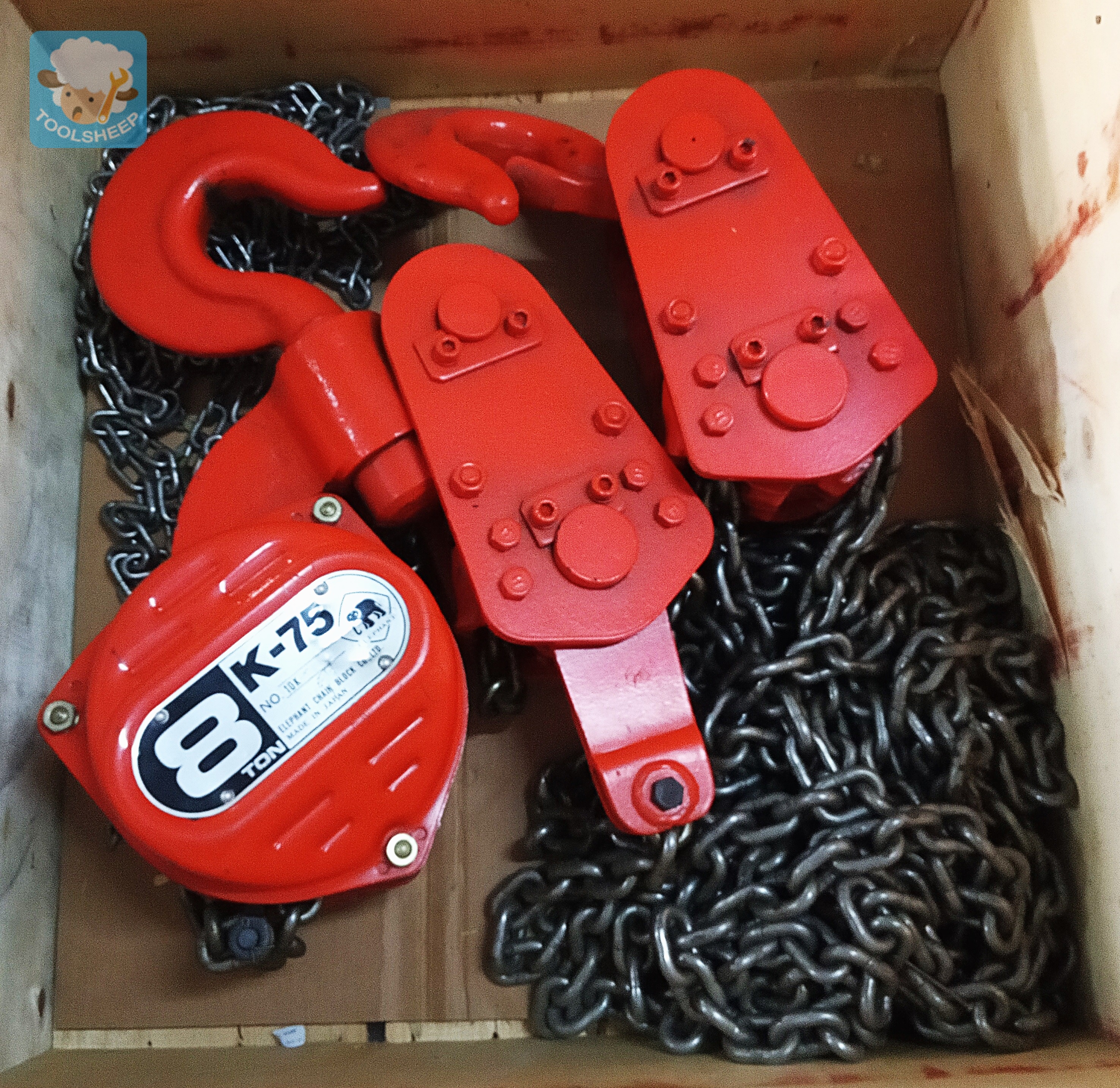 รอกโซ่ไฟฟ้า ELEPHANT รุ่น K-75 (8 Ton)