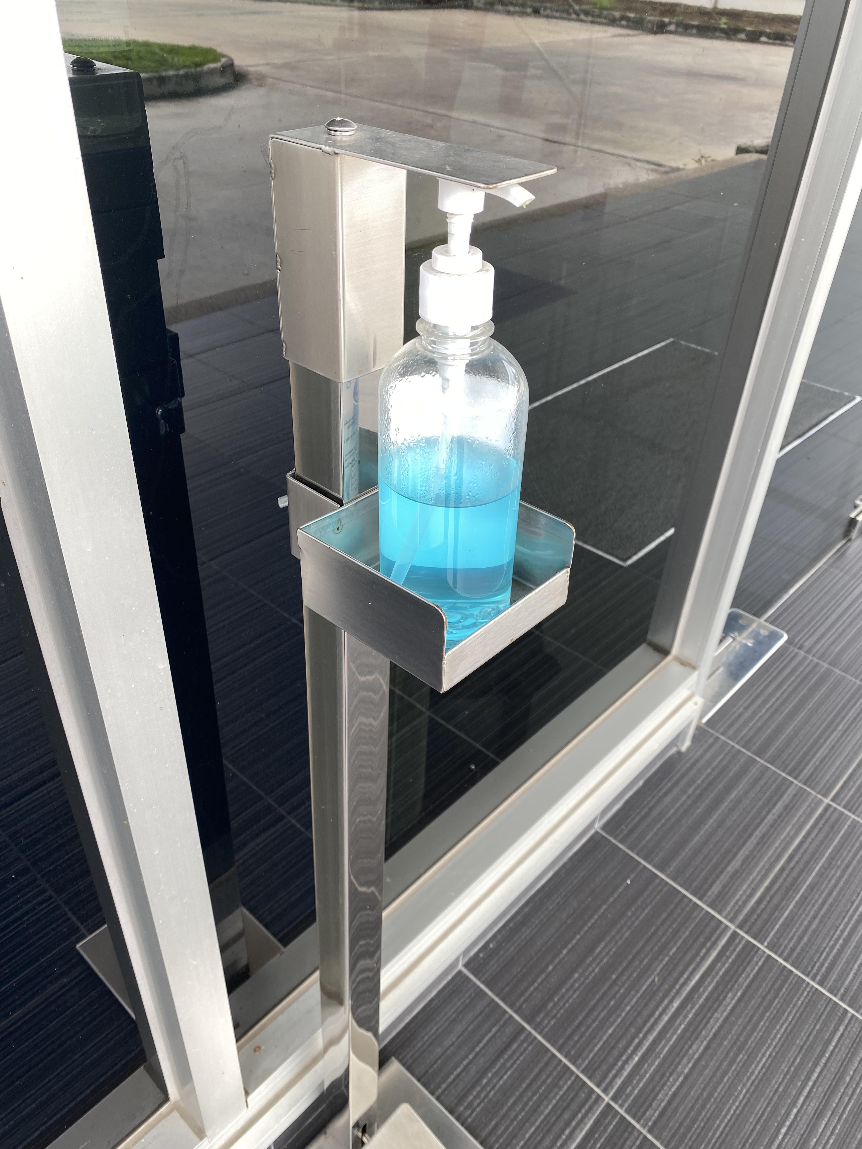 อุปกรณ์จ่ายแอลกอฮอล์แบบเท้าเหยียบ วัสดุสแตนเลส 304