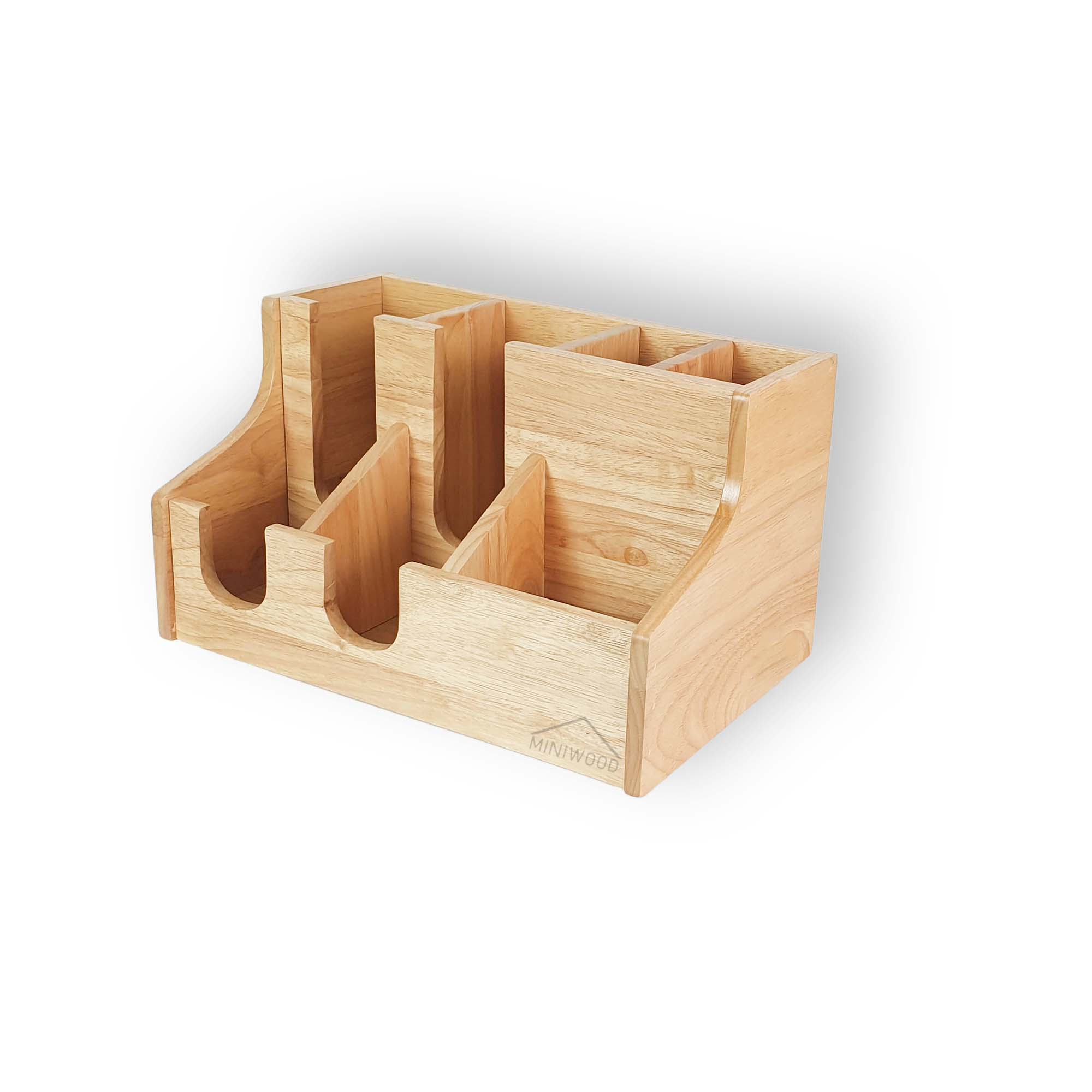 MINIWOODกล่องใส่แก้วใส่หลอด