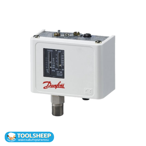 เพรสเชอร์สวิทซ์ DANFOSS รุ่น KP-2 AUTO (060-112091) พร้อมฝา