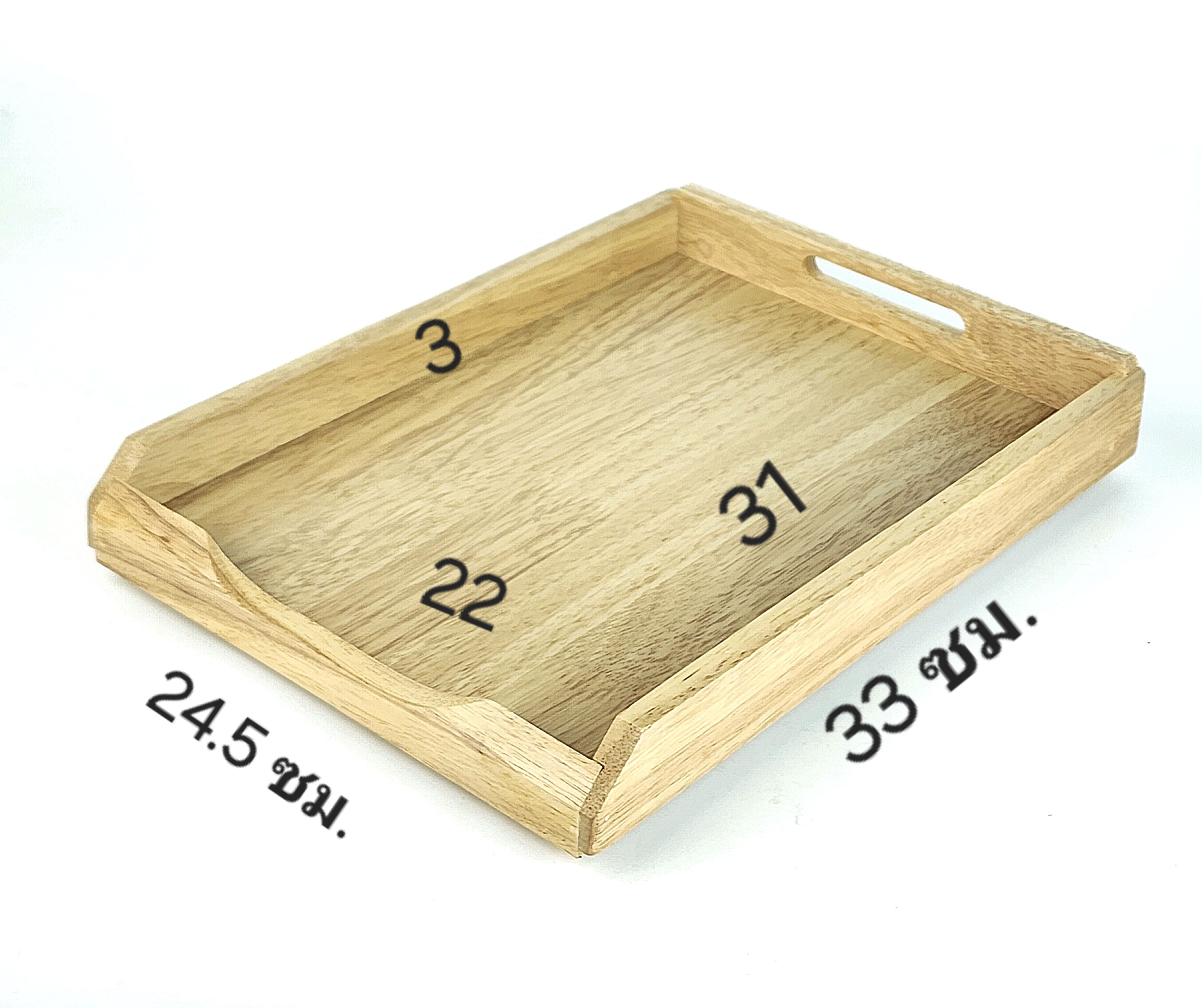 MINIWOOD ถาดเอกสาร ถาดวางกระดาษA4 ที่เก็บเอกสาร ไม้ยางพารา