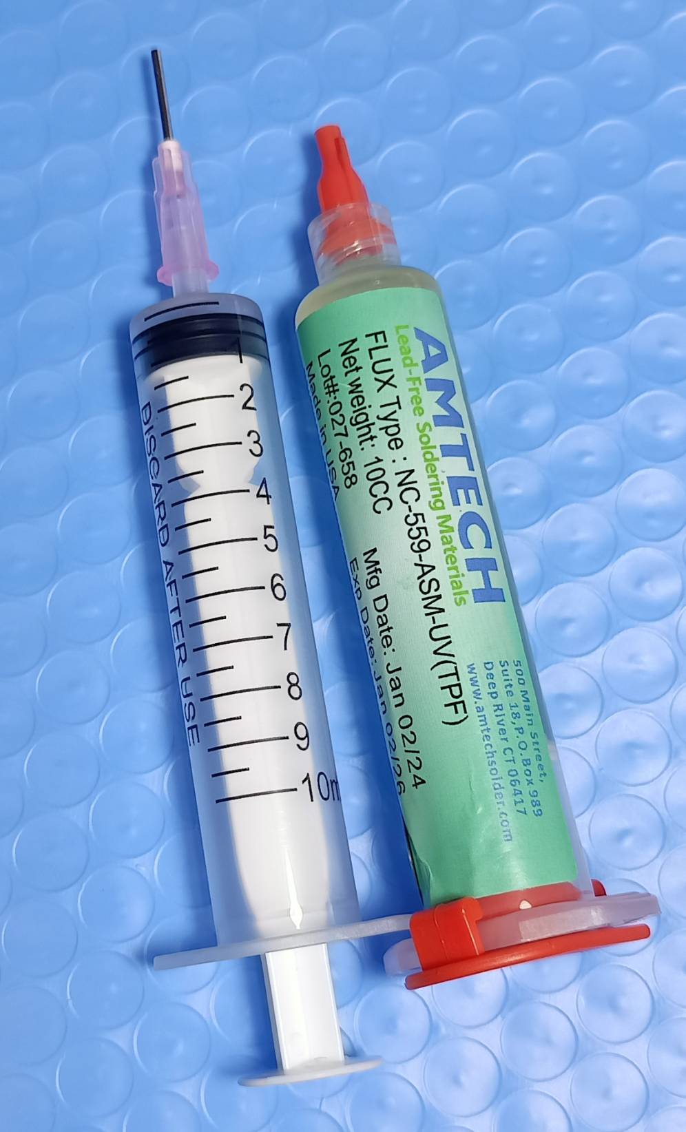 ฟลักซ์หลอด AMTECH NC-559-ASM-UV (TPF) ขนาด 10CC