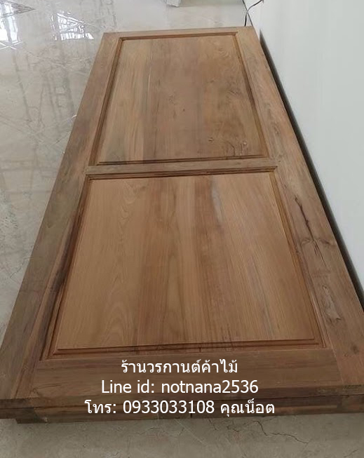ประตูไม้สักเกรดA รหัสCA47