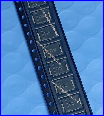 ไดโอด ES5J 600V 5A Super Fast Recovery Rectifier DO-214A ไดโอดความถี่สูงsmd แปะปริ้น ขนาด 6x8 มิล