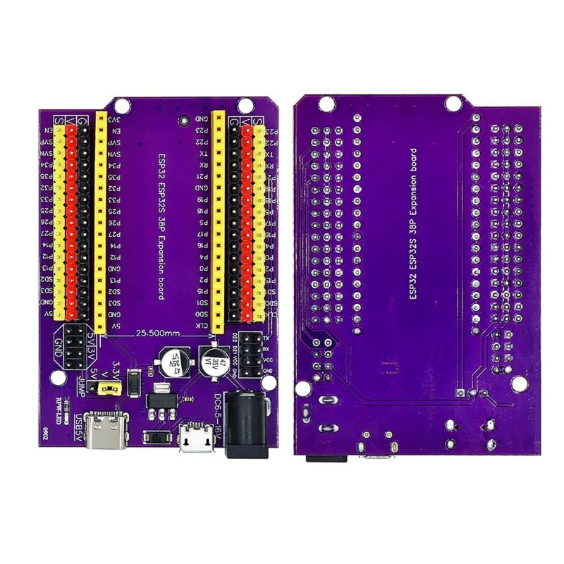 ESP32 Expansion Board 38Pins WROOM-32D/32U Module