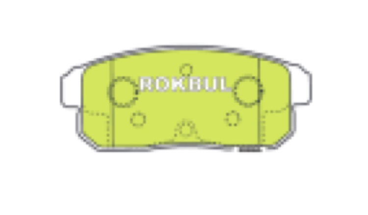 ROKBUL ผ้าเบรคหลัง Nissan Sunny 1.8 Super Neo / VIP Neo ปี 2003 on (DP1493)