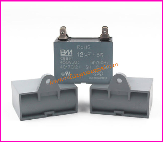 12uf450v คาปาซิสเตอร์ แบบขาเสียบ
