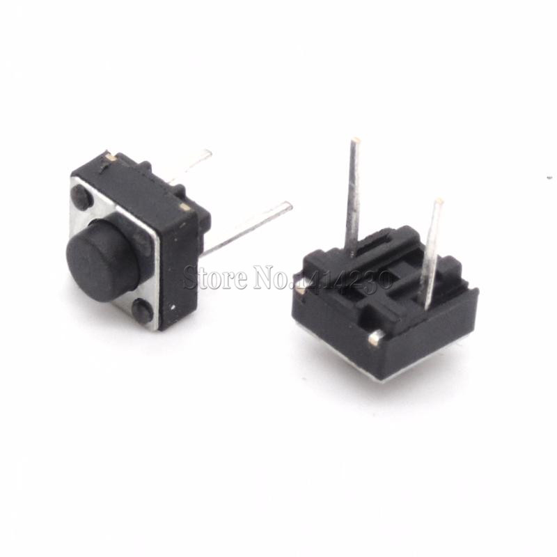 Push Button Switch สวิตช์กดติดปล่อยดับ 2 ขา 6x6x5mm
