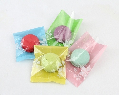 ถุงขนมซีสลายดอกไม้ 4สี