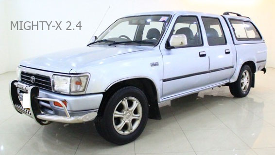 ผ้าเบรก-หน้า COMPACT TOYOTA MIGHTY-X 2WD , 2LH 2.4
