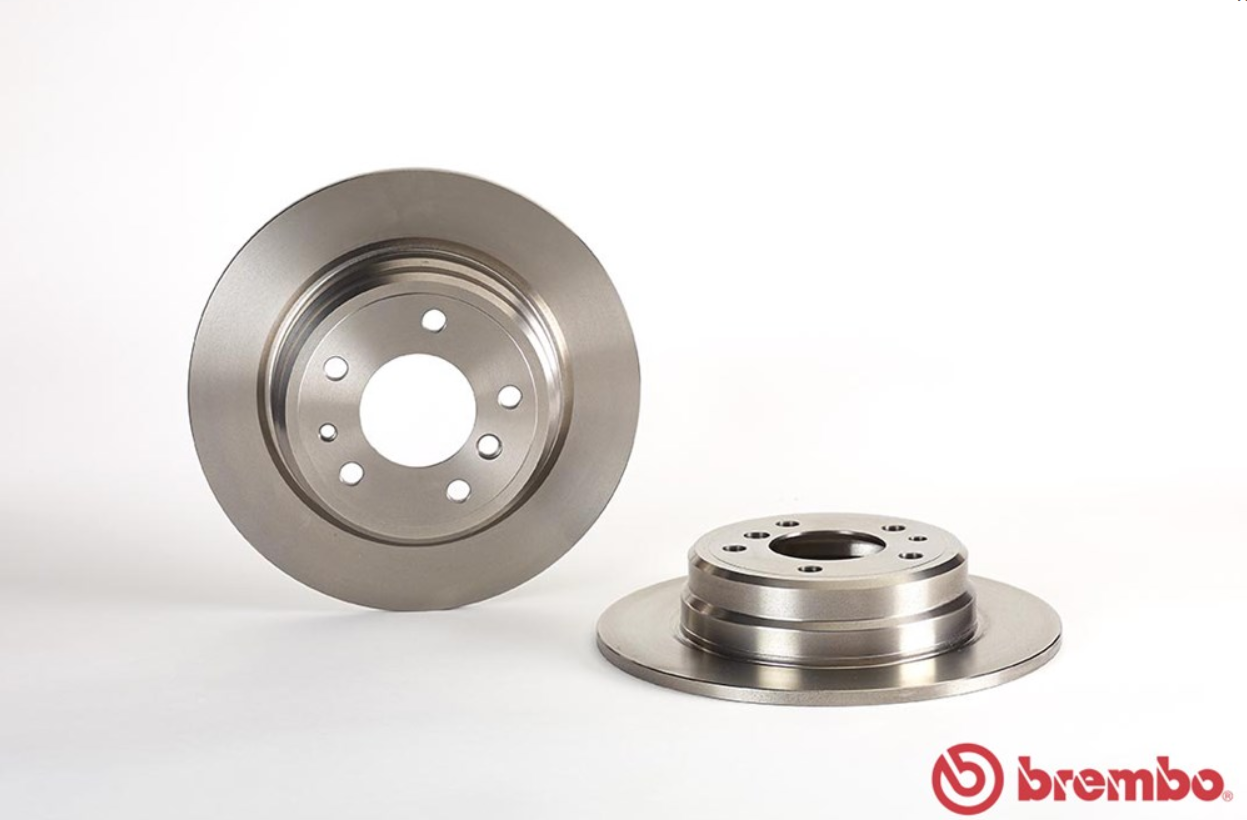 จานเบรค BMW E34 520i 525i (คู่หลัง) ปี 1987 - 1995 / Brembo
