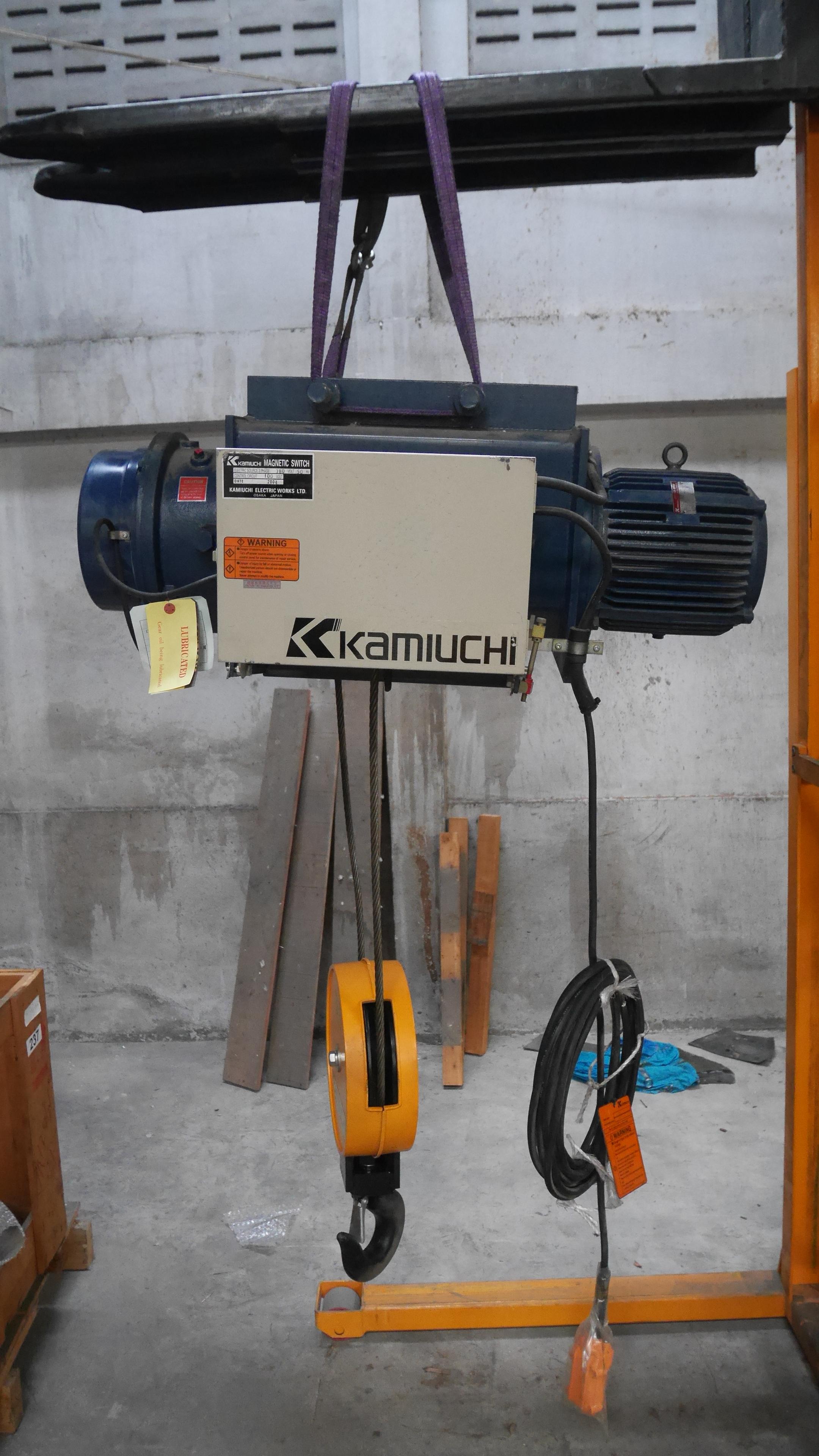 รอกสลิงไฟฟ้า KAMIUCHI รุ่น FH-3AH