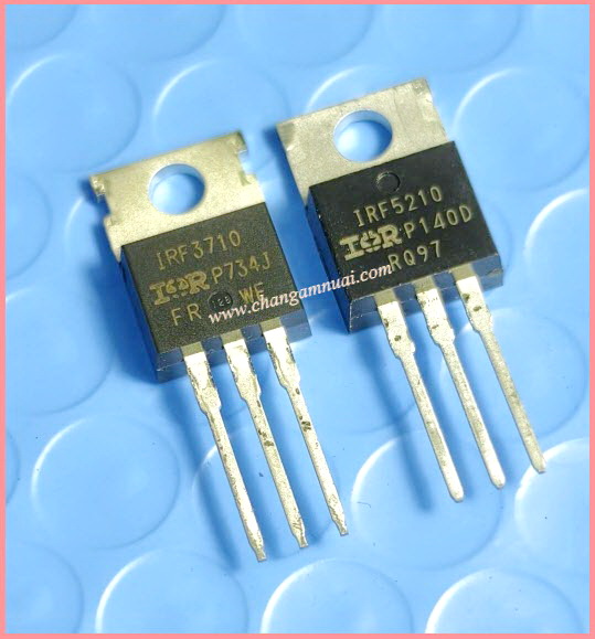 IRF5210/IRF3710 100V -100V 38A TO-220 ขายคู่ละ เกรด A