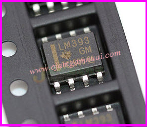 IC LM393DR SOP-8 IC ออฟแอมป์