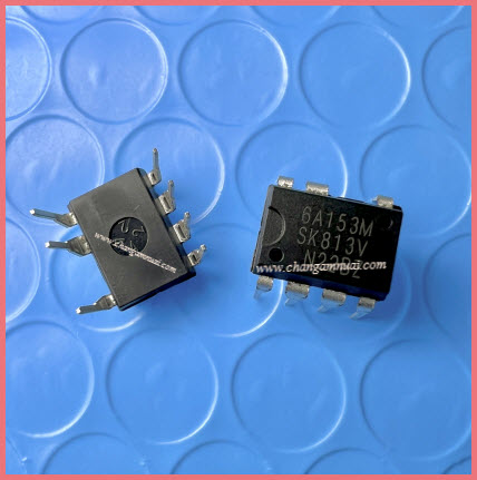 6A153M DIP-7 IC ภาคจ่ายไฟแอร์ เกรดแท้