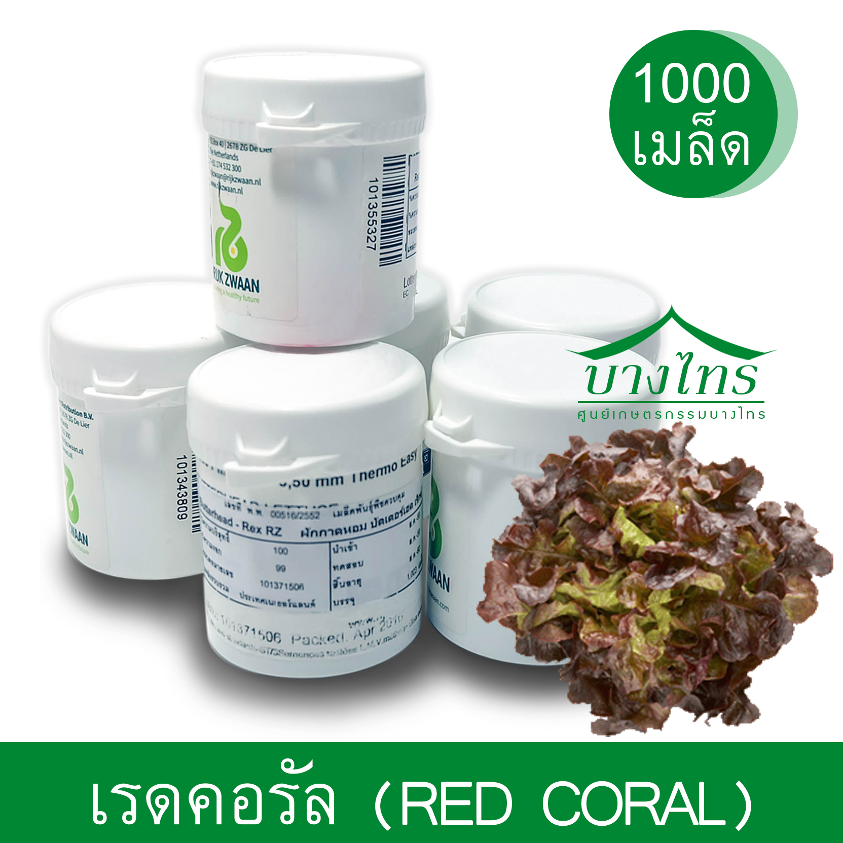 เมล็ดพันธุ์เรดคอรัล / Red Coral ชนิดเคลือบ อัตราการงอก 99%