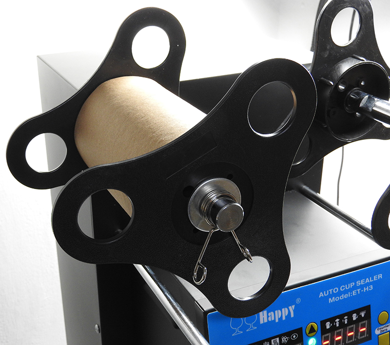 เครื่องซีลฝาแก้วอัตโนมัติ มีระะบบนับจำนวนแก้ว 1608-157