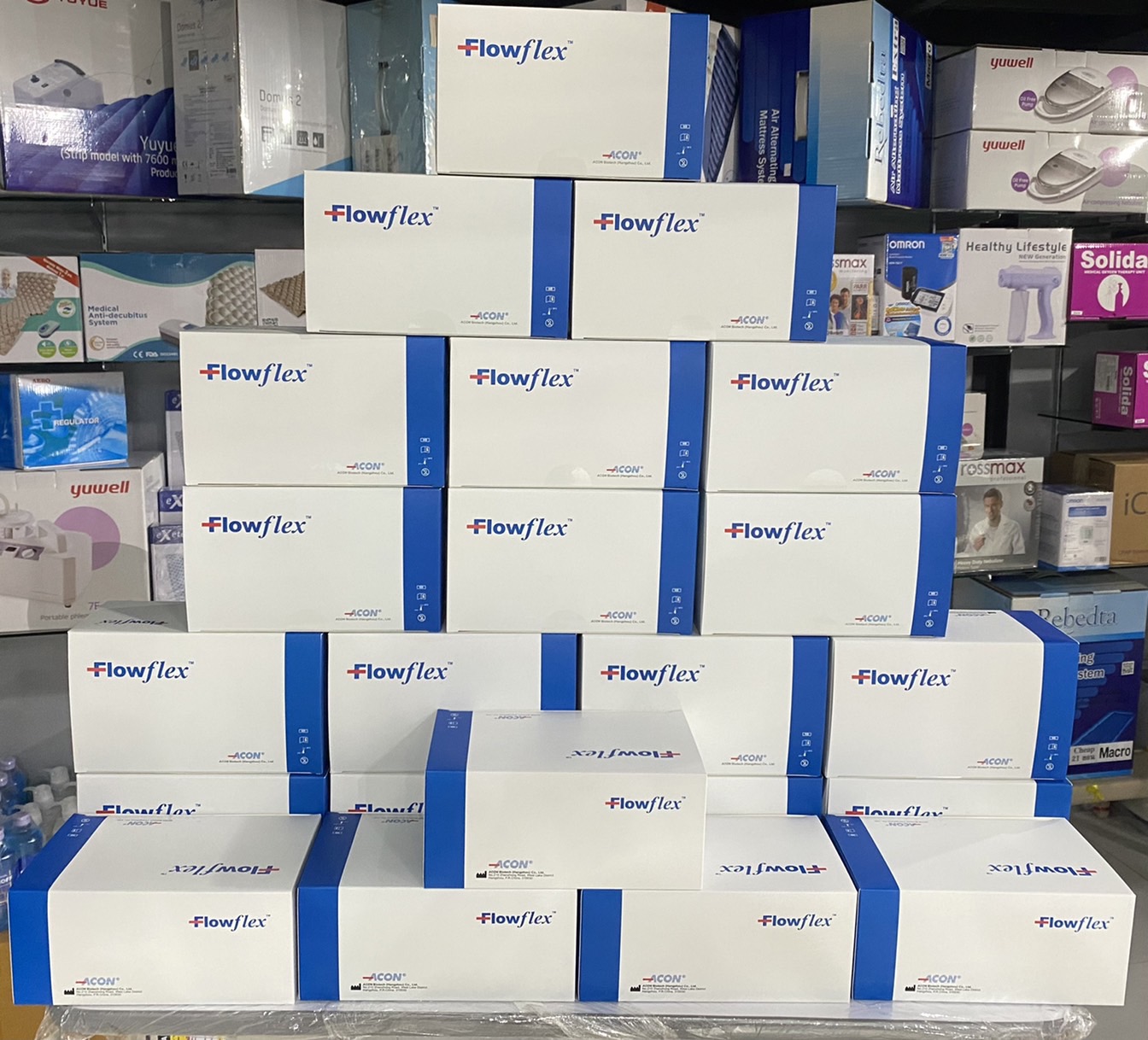 FlowflexชุดตรวจCovid-19 ตรวจทางจมูก(25test/box)