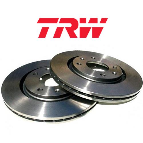 จานเบรค-หน้า Colorado 2WD ยกสูง / 4WD ปี 2002-2008 (TRW)