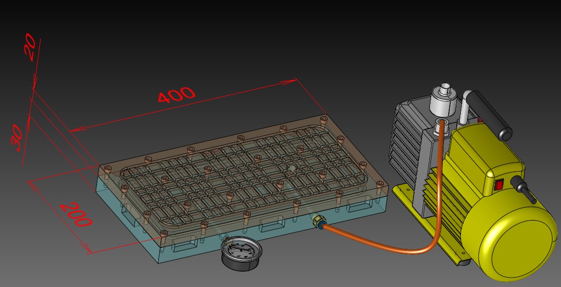 VACUUM TABLE FOR CNC