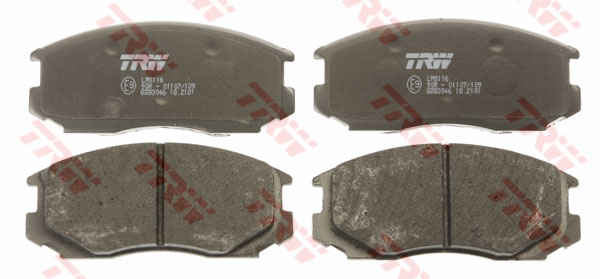 ผ้าเบรค หน้า TRW - MITSUBISHI Lancer E-car 1.3 , 1.5 , 1.6 ปี 1993-1996 DTEC (GDB3046)