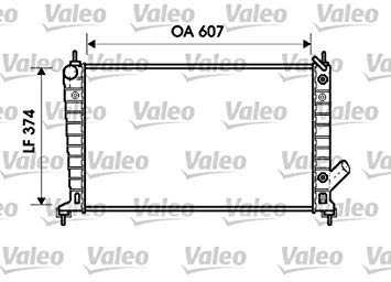 VALEO หม้อน้ำ SAAB 9-5 ปี 1998